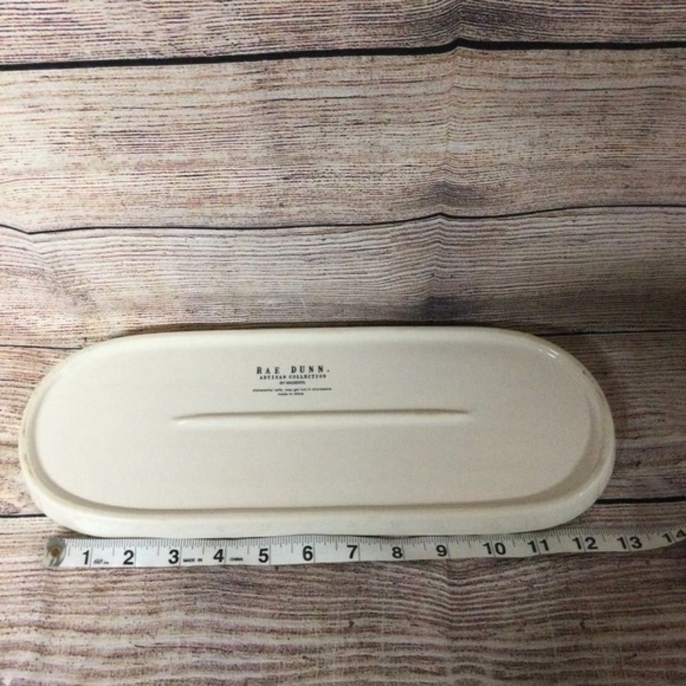 Rae Dunn Appetizer‎ Ceramic Plate - Picture 3 of 5